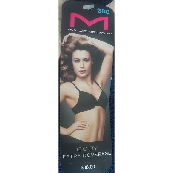 NWT Ladies Maidenform Comfort Devotion Nude Extra Body Coverage Bra Size 38C - Picture 2 of 6